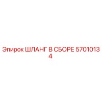 57010134 ШЛАНГ В СБОРЕ Epiroc