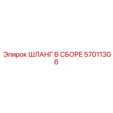 57011306 ШЛАНГ В СБОРЕ Epiroc