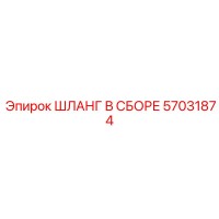 57031874 ШЛАНГ В СБОРЕ Epiroc