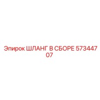 57344707 ШЛАНГ В СБОРЕ Epiroc