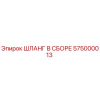 575000013 ШЛАНГ В СБОРЕ Epiroc