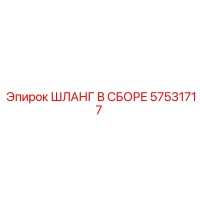 57531717 ШЛАНГ В СБОРЕ Epiroc