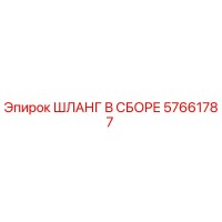 57661787 ШЛАНГ В СБОРЕ Epiroc