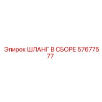 57677577 ШЛАНГ В СБОРЕ Epiroc