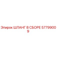 57799009 ШЛАНГ В СБОРЕ Epiroc