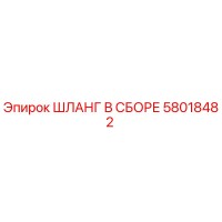 58018482 ШЛАНГ В СБОРЕ Эпирок