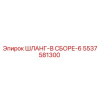 5537581300 ШЛАНГ-В СБОРЕ-6 Epiroc