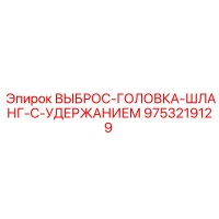 9753219129 ВЫБРОС-ГОЛОВКА-ШЛАНГ-С-УДЕРЖАНИЕМ Epiroc