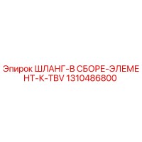 1310486800 ШЛАНГ-В СБОРЕ-ЭЛЕМЕНТ-К-TBV Epiroc