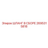 2695315818 ШЛАНГ В СБОРЕ Epiroc