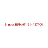 1614437700 ШЛАНГ Эпирок