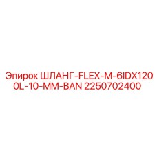 2250702400 ШЛАНГ-FLEX-M-6IDX1200L-10-MM-BAN Epiroc