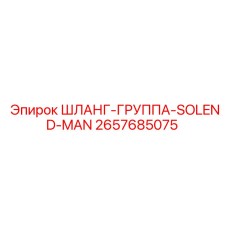 2657685075 ШЛАНГ-ГРУППА-SOLEND-MAN Epiroc