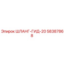 58387868 ШЛАНГ-ГИД-20 Epiroc