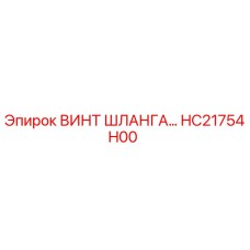 HC21754H00 ВИНТ ШЛАНГА Epiroc