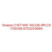 9753203689 СЧЕТЧИК ЧАСОВ-RPLCS-1155168 Epiroc