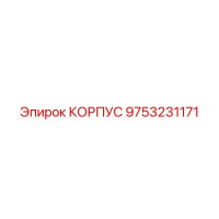 9753231171 КОРПУС Epiroc