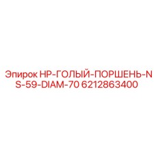 6212863400 HP-ГОЛЫЙ-ПОРШЕНЬ-NS-59-DIAM-70 Epiroc