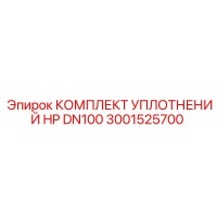 3001525700 КОМПЛЕКТ УПЛОТНЕНИЙ HP DN100 Epiroc