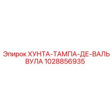 1028856935 ХУНТА-ТАМПА-ДЕ-ВАЛЬВУЛА Epiroc