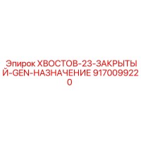 9170099220 ХВОСТОВ-23-ЗАКРЫТЫЙ-GEN-НАЗНАЧЕНИЕ Epiroc