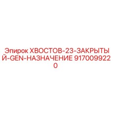 9170099220 ХВОСТОВ-23-ЗАКРЫТЫЙ-GEN-НАЗНАЧЕНИЕ Epiroc
