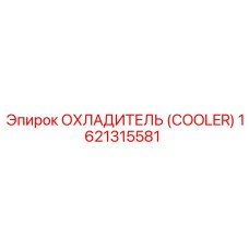 1621315581 ОХЛАДИТЕЛЬ (COOLER) Epiroc