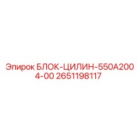 2651198117 БЛОК-ЦИЛИН-550A2004-00 Epiroc