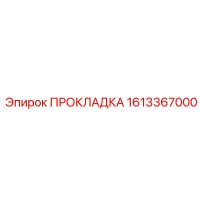 1613367000 ПРОКЛАДКА Epiroc
