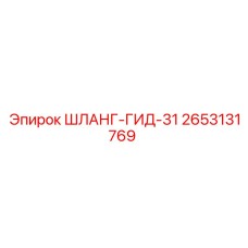 2653131769 ШЛАНГ-ГИД-31 Epiroc