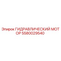 5580029540 ГИДРАВЛИЧЕСКИЙ МОТОР Epiroc