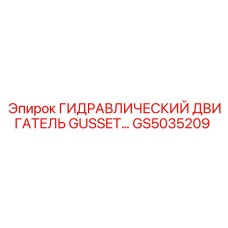 GS5035209 ГИДРАВЛИЧЕСКИЙ ДВИГАТЕЛЬ GUSSET Epiroc