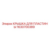 1630700389 КРЫШКА ДЛЯ ПЛАСТИНЫ Epiroc