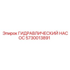 5730013891 ГИДРАВЛИЧЕСКИЙ НАСОС (Epiroc)
