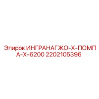 2202105396 ИНГРАНАГЖО-Х-ПОМПА-Х-6200 Epiroc