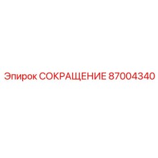 87004340 СОКРАЩЕНИЕ Epiroc