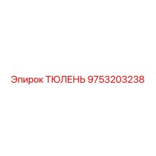9753203238 ТЮЛЕНЬ Epiroc