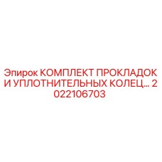 2022106703 КОМПЛЕКТ ПРОКЛАДОК И УПЛОТНИТЕЛЬНЫХ КОЛЕЦ Epiroc
