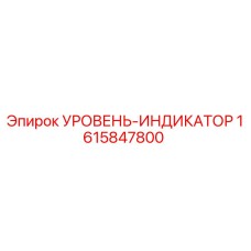 1615847800 УРОВЕНЬ-ИНДИКАТОР Epiroc