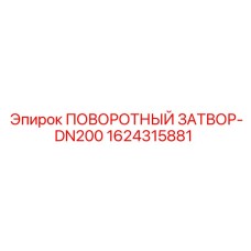 1624315881 ПОВОРОТНЫЙ ЗАТВОР-DN200 Epiroc