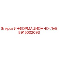 8915002093 ИНФОРМАЦИОННО-ЛАБ Epiroc