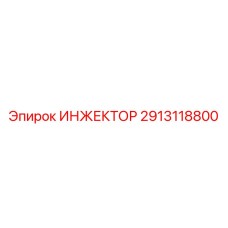 2913118800 ИНЖЕКТОР Эпирок