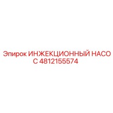 4812155574 ИНЖЕКЦИОННЫЙ НАСОС Epiroc