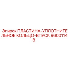 96001148 ПЛАСТИНА-УПЛОТНИТЕЛЬНОЕ КОЛЬЦО-ВПУСК Epiroc