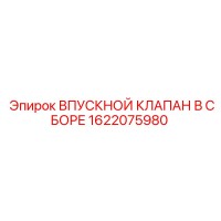 1622075980 ВПУСКНОЙ КЛАПАН В СБОРЕ Epiroc