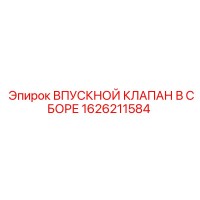 1626211584 ВПУСКНОЙ КЛАПАН В СБОРЕ Эпирок