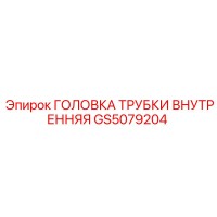 GS5079204 ГОЛОВКА ТРУБКИ ВНУТРЕННЯЯ Эпирок
