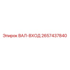 2657437840 ВАЛ-ВХОД Epiroc