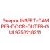9753218211 INSERT-DAMPER-DOOR-OUTER-GUI Epiroc