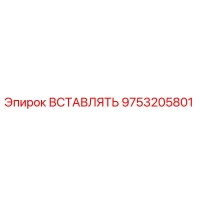 9753205801 ВСТАВЛЯТЬ Epiroc